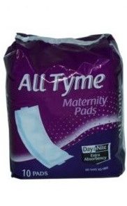 All Tyme Maternity Pads 10 Pieces