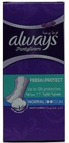 Always Everyday Pantyliners Fresh & Protect Normal 20 Pieces