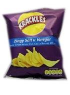 Krackles Potato Crisps Zingy Salt & Vinegar 30 g