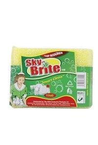 Sky Brite Scrubber Shiny Sponge 1 Piece