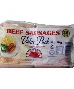 Farmers Choice Beef Sausage Value Pack 1 kg 26 Pieces