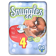 Snuggles Snuggles Baby Diapers Jumbo Size 4 (7-18kgs) - 64 Pcs