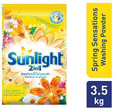 Sunlight 2 in 1 Handwashing Powder Spring Sensations Sachet 3.5 kg