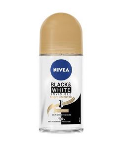 Nivea Deo Invisible Black and White Silky Smooth for Women - Roll on 50ml