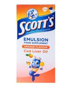 Scotts Emulsion Cod Liver Oil-100ML(Orange Flavored)